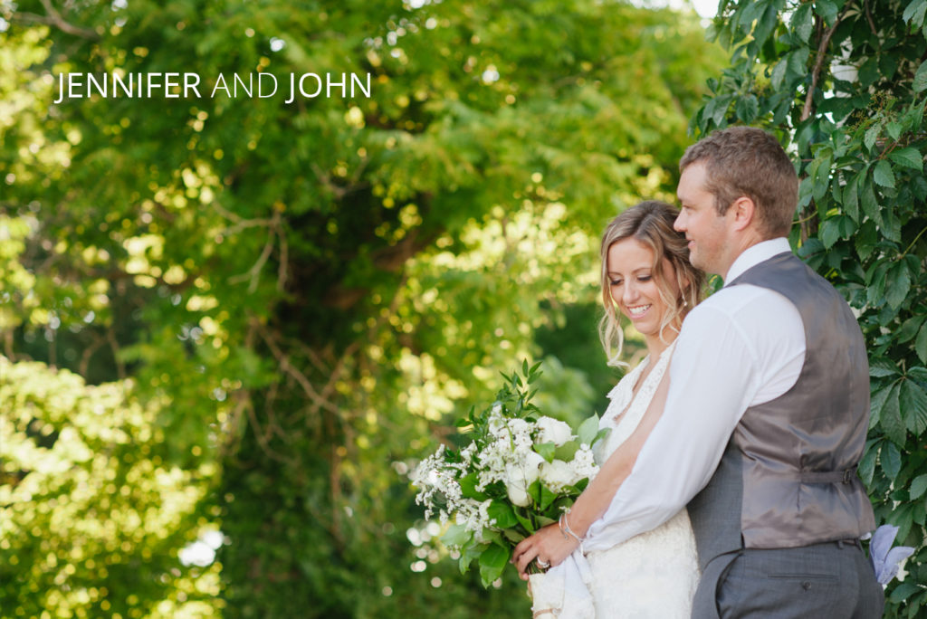 Jennifer john | Jessica Miller Photography bride and groom huging on a farm