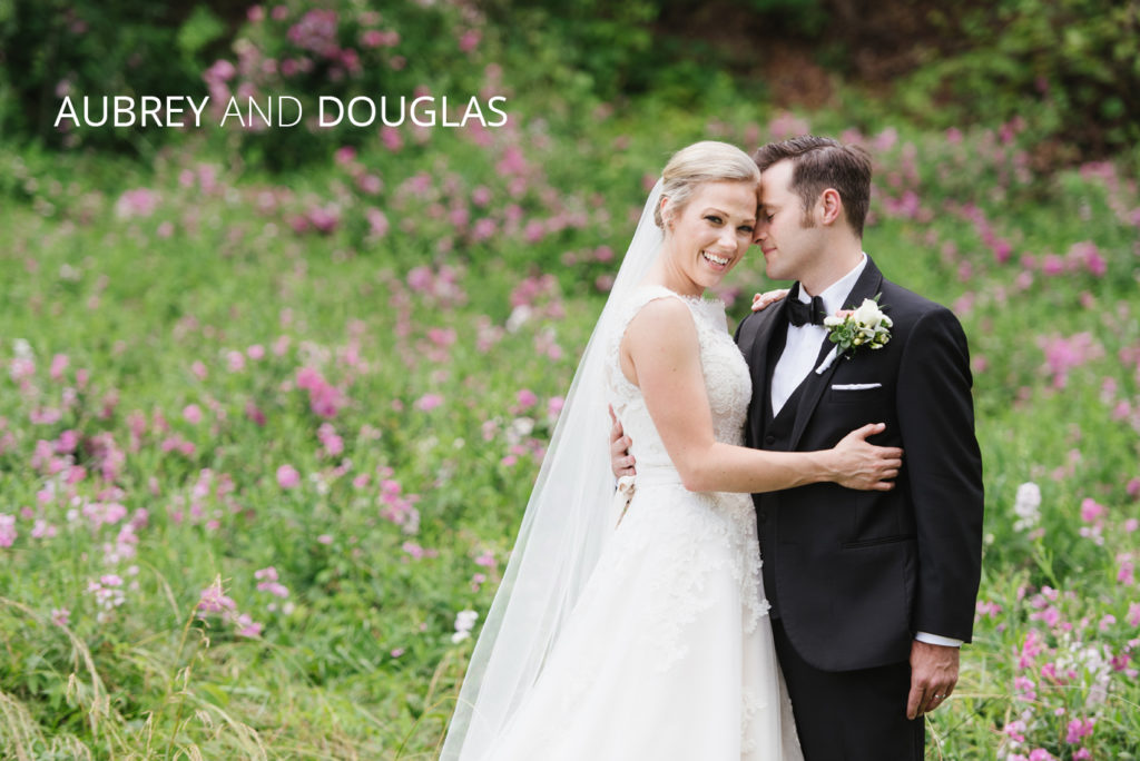 Aubrey and Doug | Jessica Miller Photography aubrey and douglas in a field of flowers