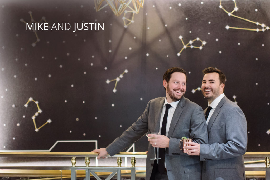 Mike and Justin | Jessica Miller Photography Two married men laughing