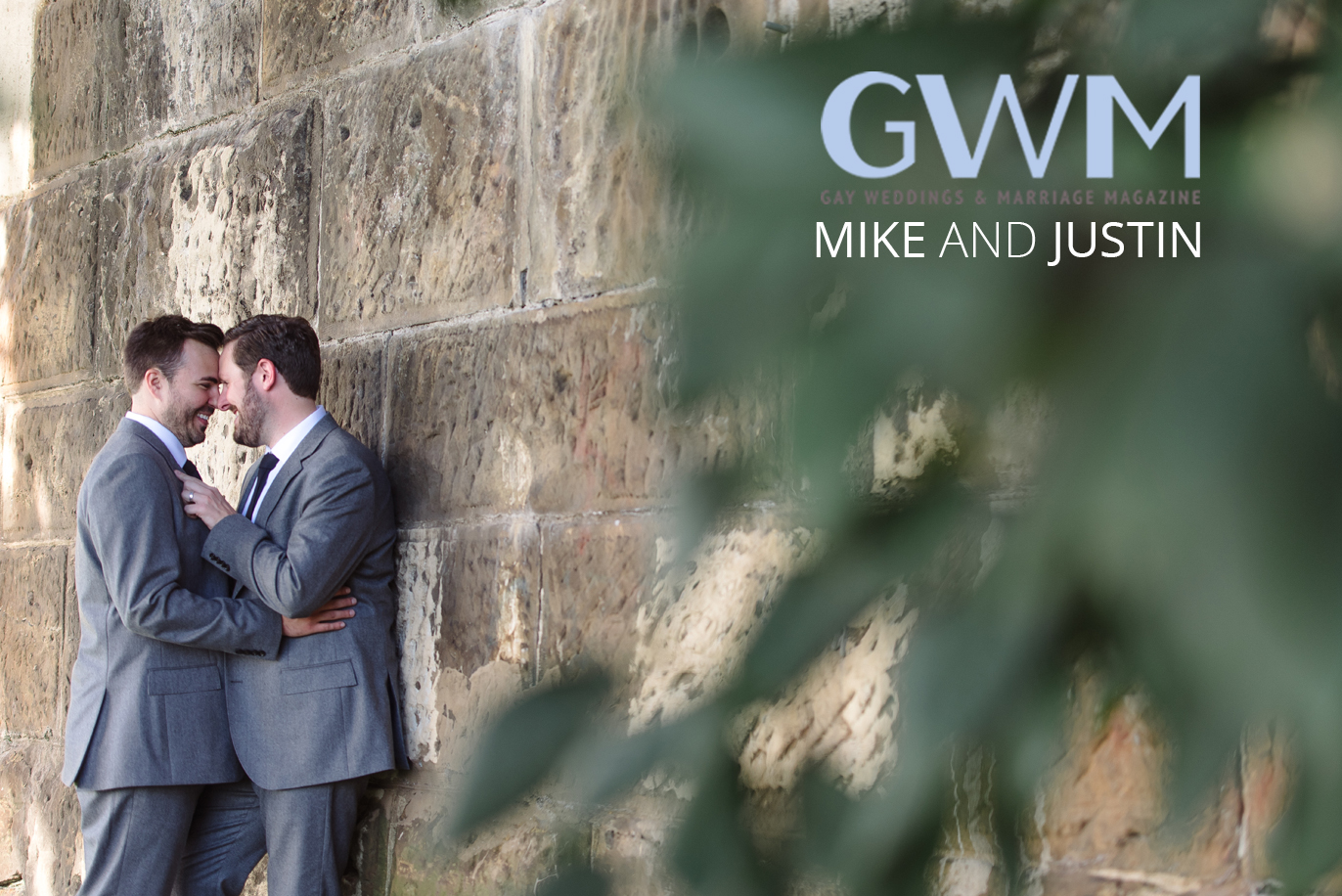 Mike and Justin published gay wedding magazine