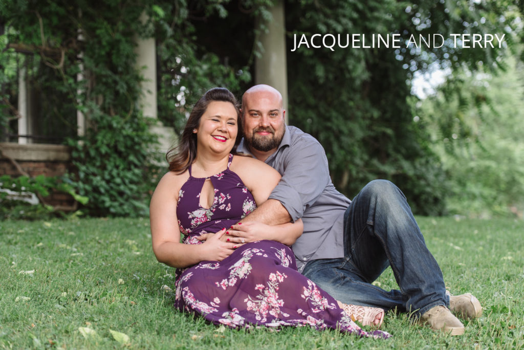 Jacqueline and terry | Jessica Miller Photography Jacqueline and terry lying in the grass at Schiller Park