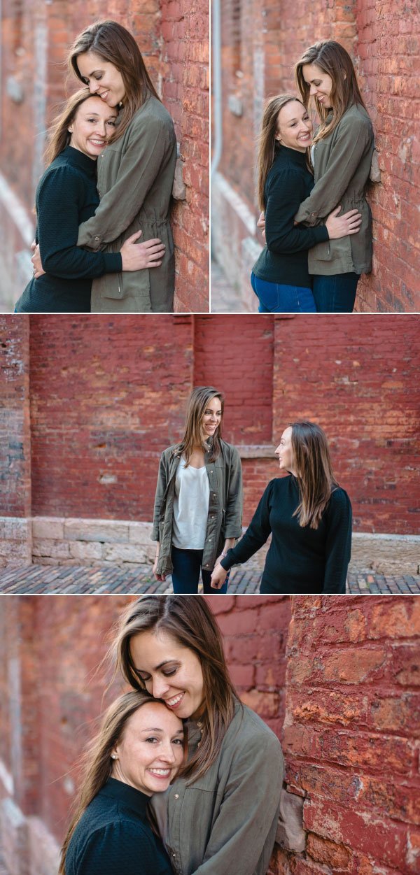 two women hugging