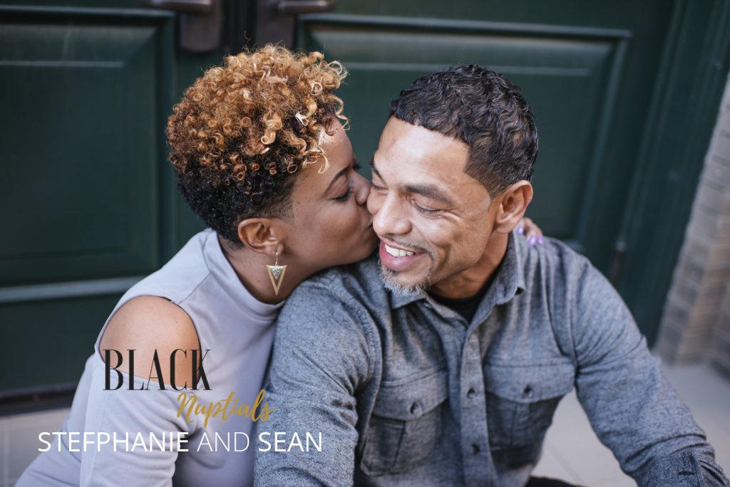 ss published | Jessica Miller Photography Stefphanie and Sean kissing on the stairs
