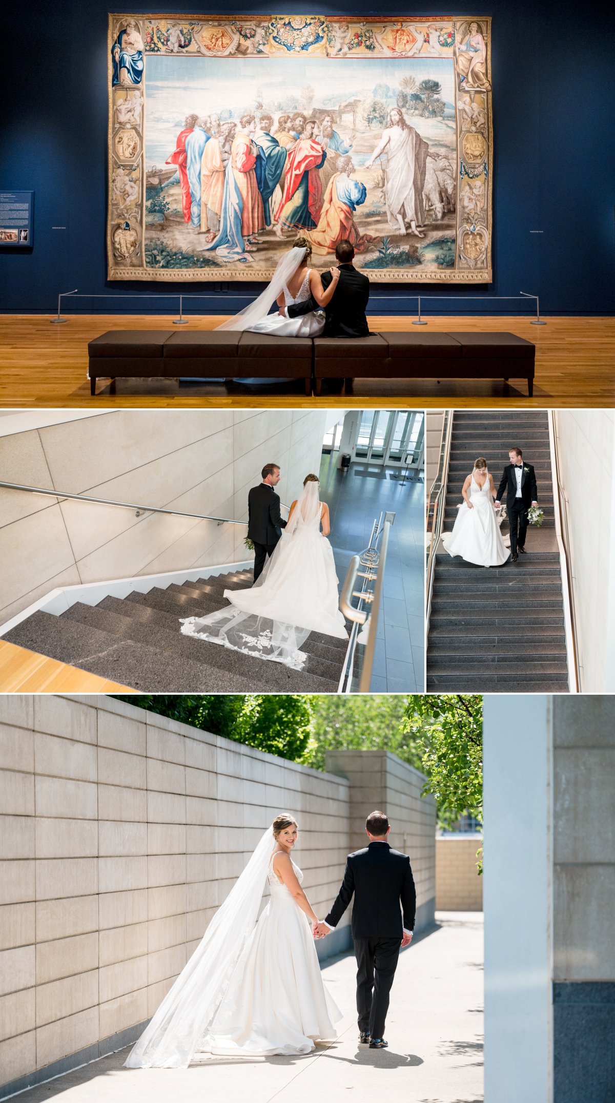 photos at Columbus Museum of Art Wedding