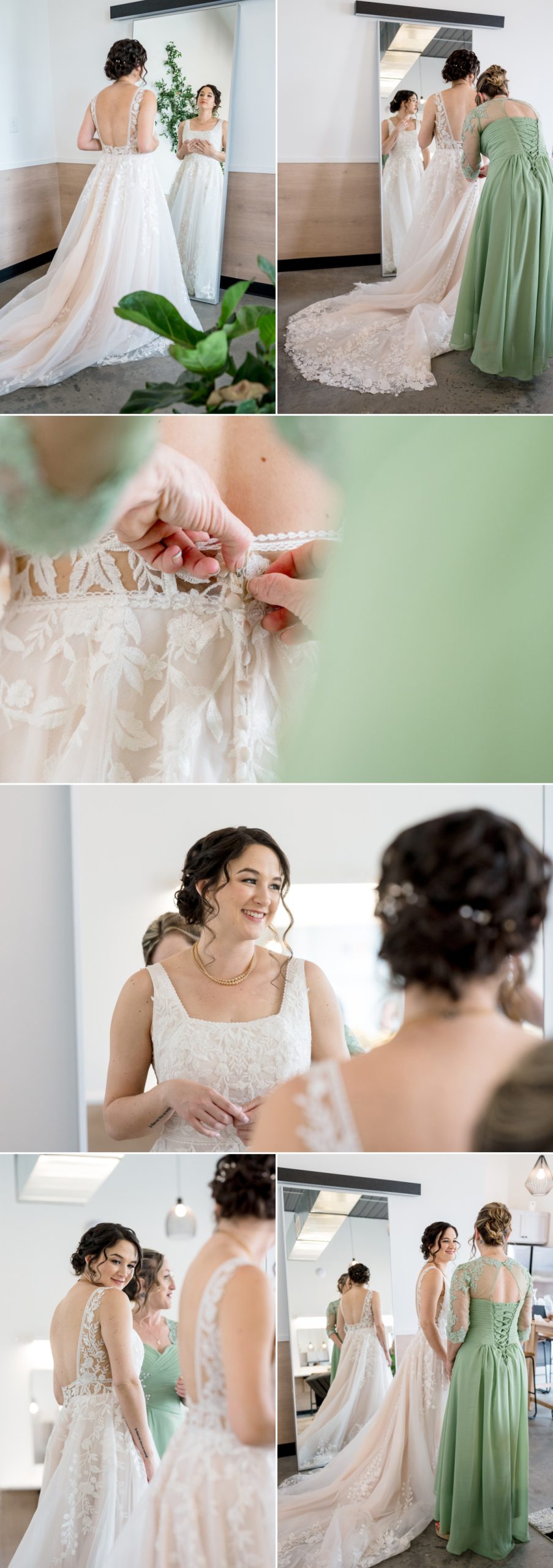 Bride getting ready 