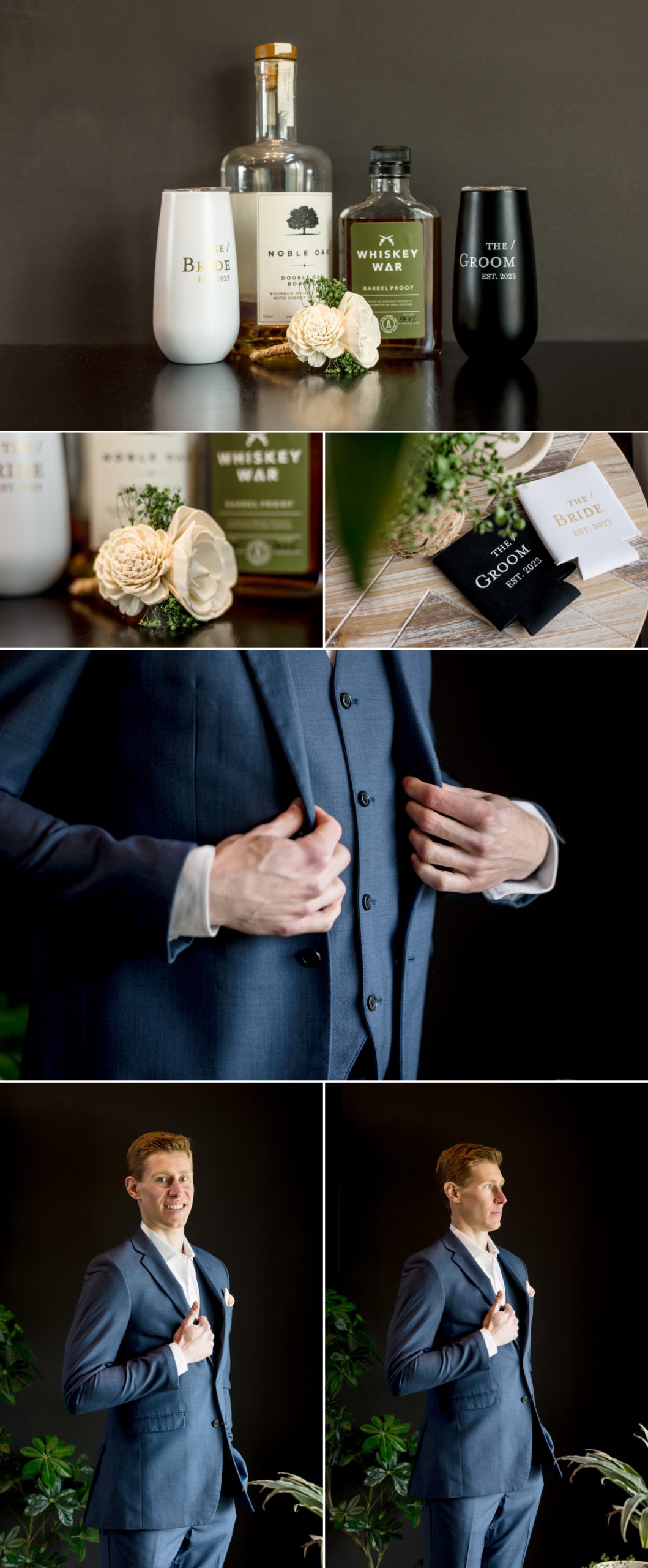 groom getting ready