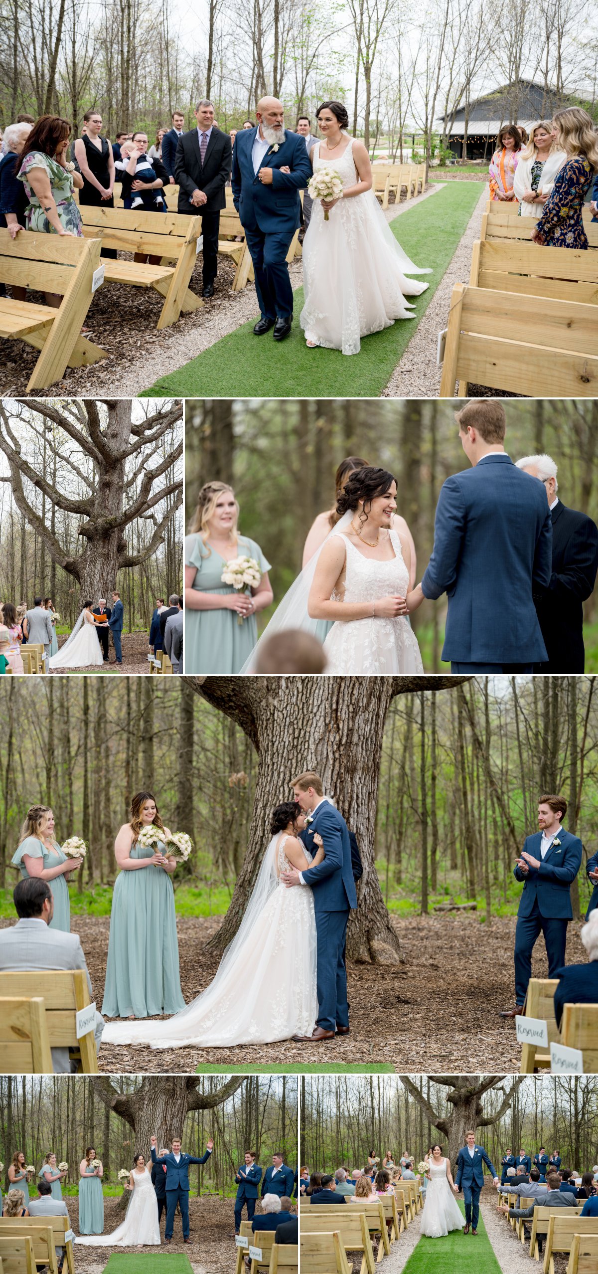 bride and groom get married at retreat 21