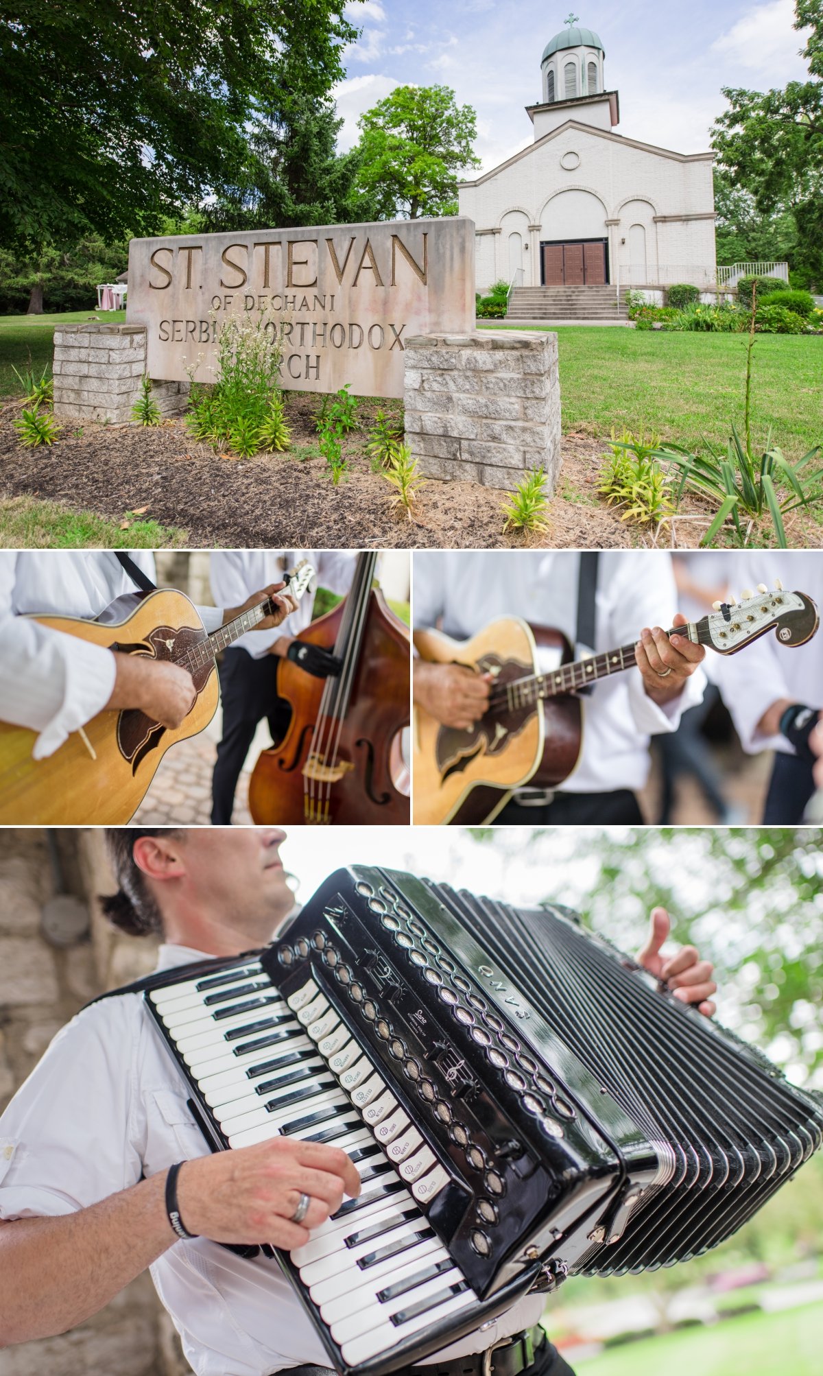 columbus serbian wedding at St. Stevan